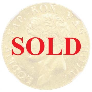 オランダ ホラント王国 1810年 ダカット 金貨 ルイ・ナポレオン・ボナパルト NGC MS62