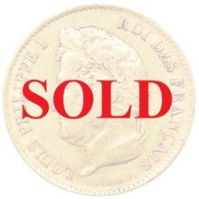 フランス 1836年A 40フラン金貨 ルイ-フィリップ一世