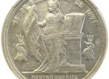 ホンデュラス 1886年 ペソ銀貨 自由の女神 NGC MS60