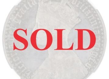 イギリス1853年ビクトリアゴシックゴチッククラウン銀貨SEPTIMO on Edge セプティモ ESC R3指定レア NGC PF63