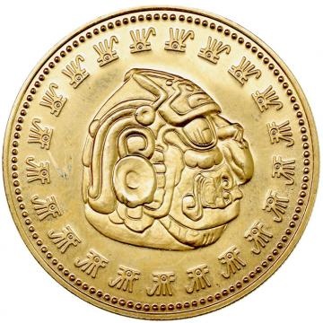 ベリーズ(イギリス)1977年 100ドル金貨 プルーフ マヤ文明太陽神 FDC完全未使用 手頃価格ゴールドコイン