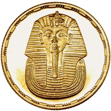 エジプト 1993年銘 50ポンド金貨 プルーフ ツタンカーメン 限定発行7500枚 FDC完全未使用