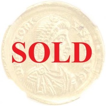 古代西ローマ帝国 AD393-423年 ソリデュス(ソリダス) 金貨 ホノリウス NGC Ch AU 5/5 4/5