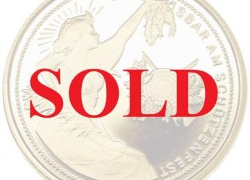 スイス 1989年銘 射撃祭シリーズ 1000フラン 金貨 プルーフ メンツィンゲン レア発行250枚 FDC完全未使用